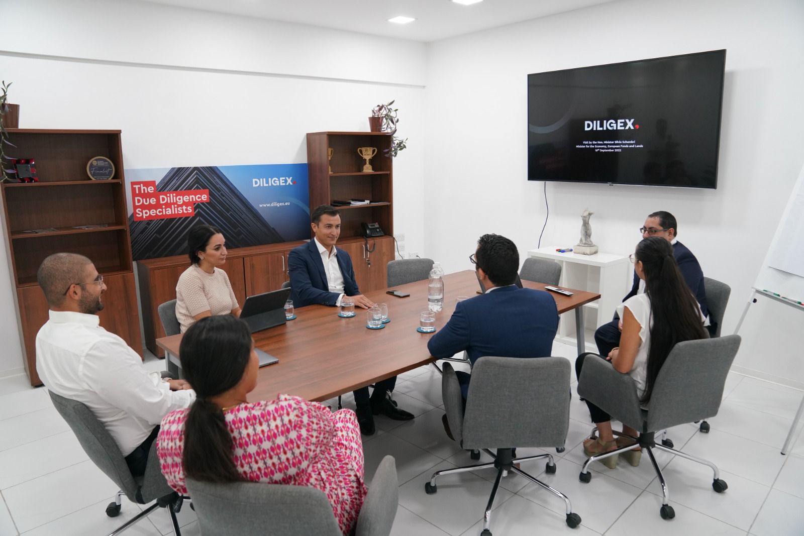 Diligex hosts Minister for the Economy Hon Silvio Schembri